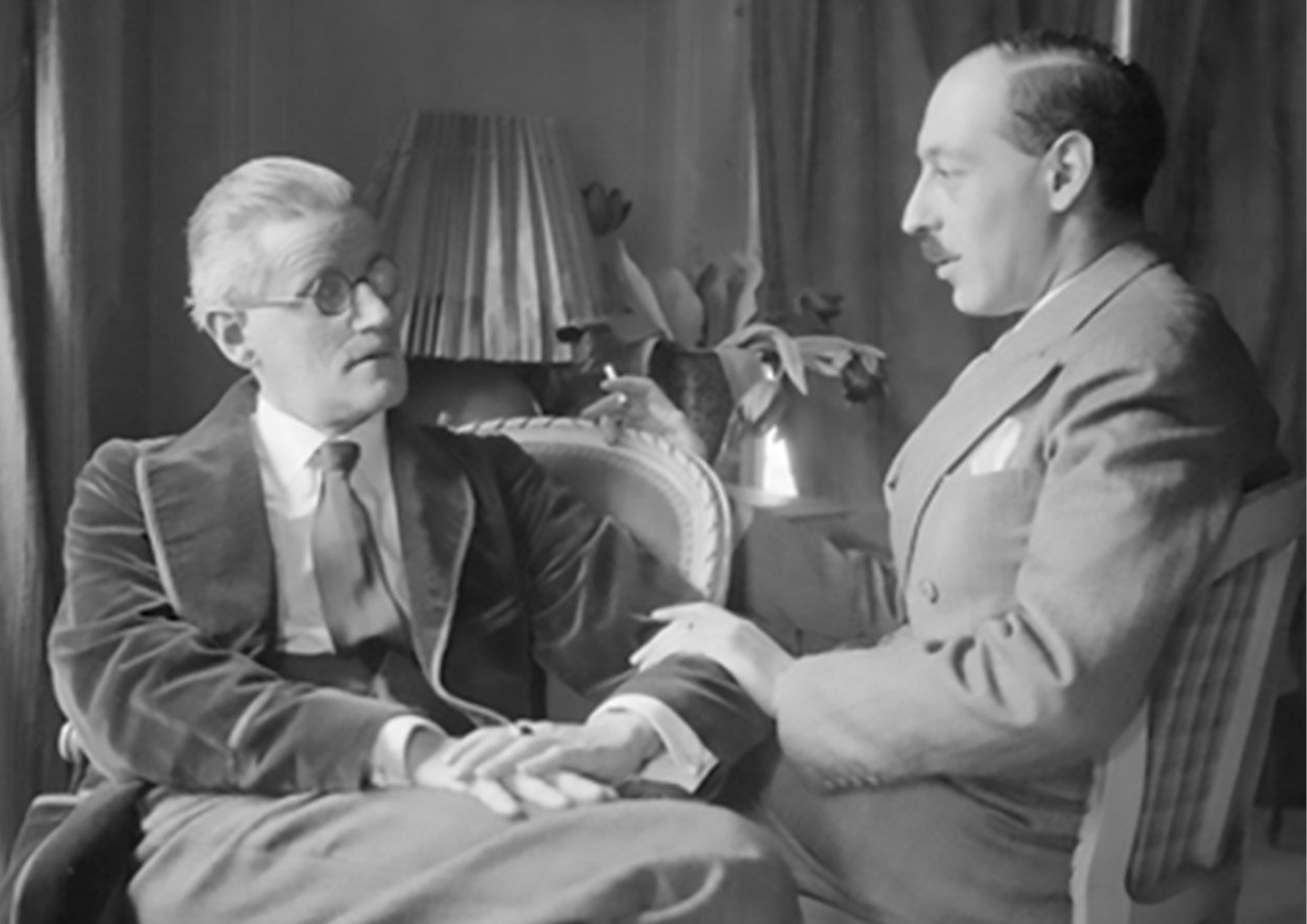 James Joyce et Paul Léon, Paris, 1934