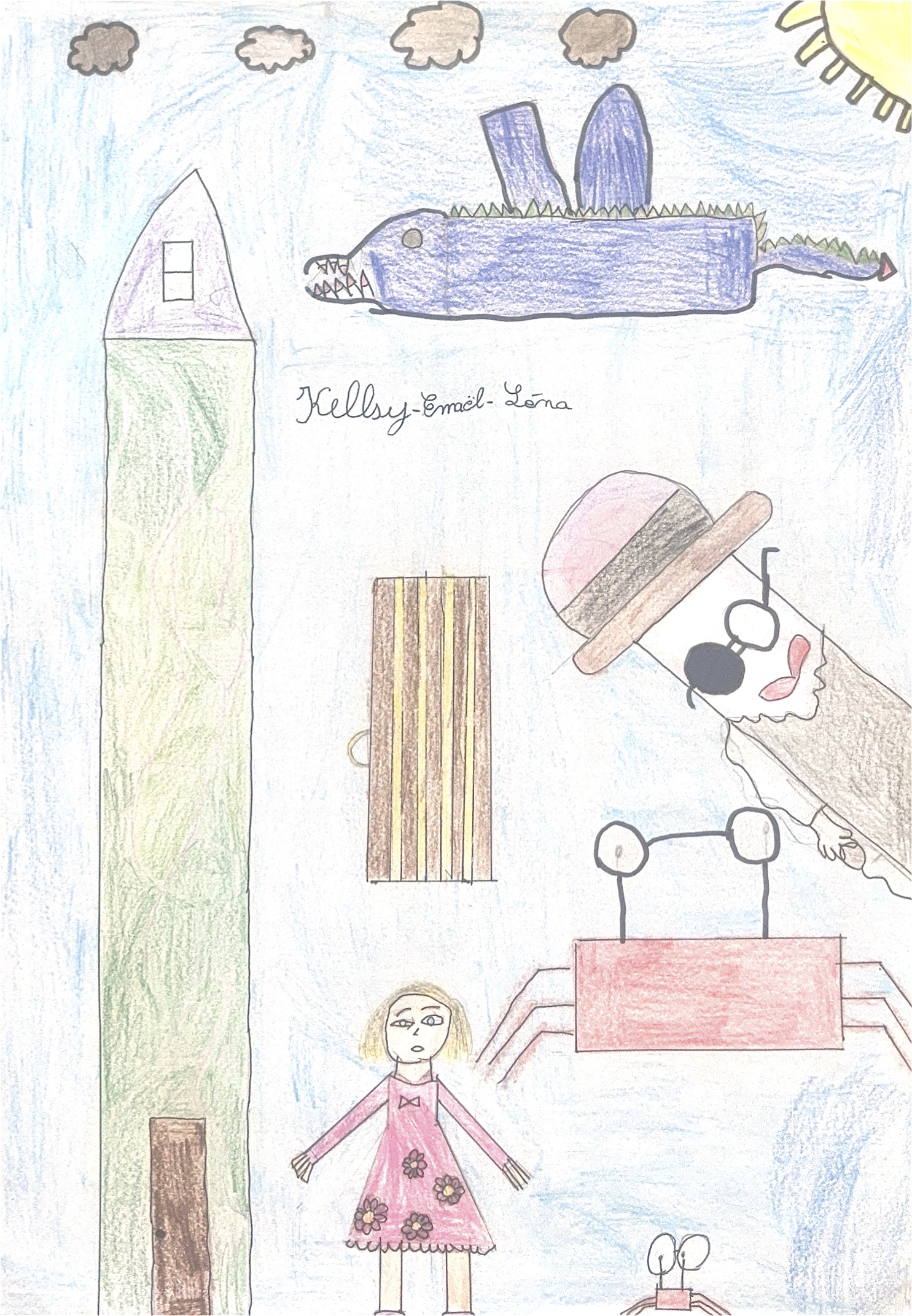 Dessin enfant CM1/2 2025 Aujourd'hui